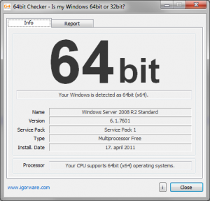 64bit Checker 1.4.3 - náhled