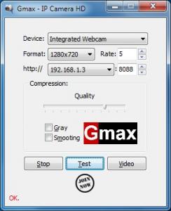 Gmax - IP Camera HD 1.1.3.0 - náhled