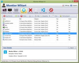 Monitor WStart 1.0.2 - náhled