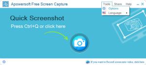 Apowersoft Free Screen Capture 1.3.2 - náhled