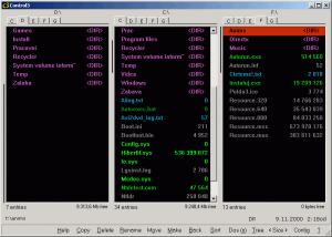 Control3 File Manager 5.1 - náhled