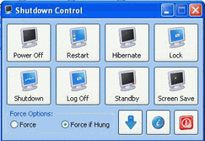 Shutdown Control - náhled