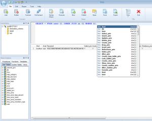 BSQL 2.1 - náhled