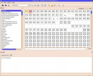 Unicode Viewer 0.1 - náhled