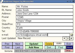 Address Flipper 2.45 - náhled