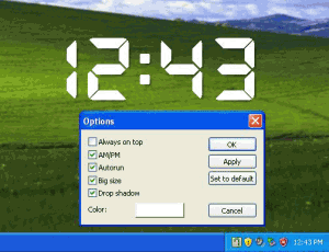 Transparent Clock-7 1.1 - náhled