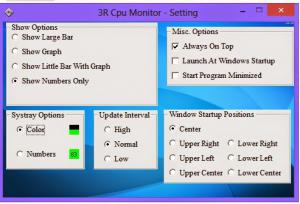 3R CPU Monitor 1.5 - náhled