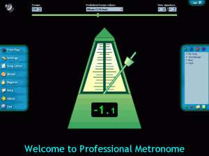 Professional Metronome 1.9 - náhled