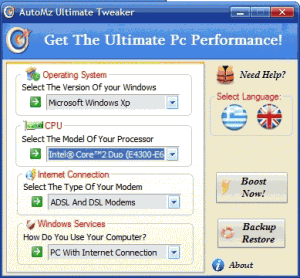 AutoMz Ultimate Tweaker 5.9 - náhled