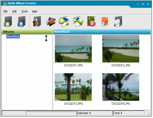 Brisk Album Creator - náhled