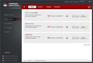 Comodo System Cleaner 3.0.172695.53 - náhled