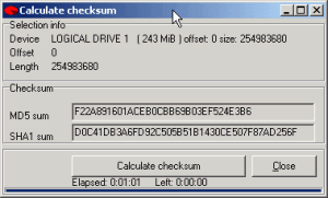 Dubaron DiskImage 0.9F - náhled