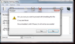 Digesec Hashing Utility Portable 2.0.0 - náhled