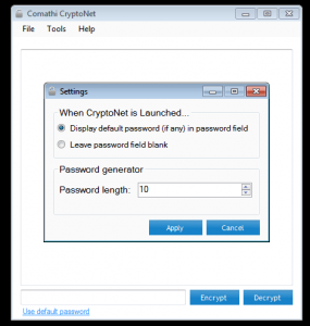 CryptoNet 1.0.0.3 - náhled