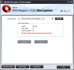DVD Region CSS Decryption 2.2 - náhled
