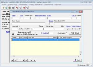 Daňová evidence - Peněžní deník ZA office 15.00 - náhled