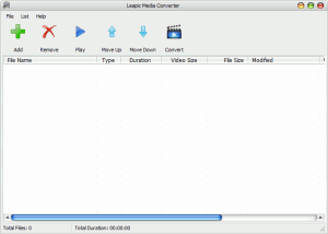 Leapic Media Converter 2.2 - náhled