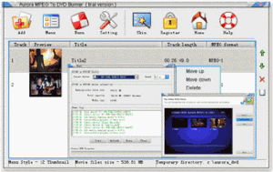 Aurora MPEG To DVD Burner 5.2.9.6 - náhled