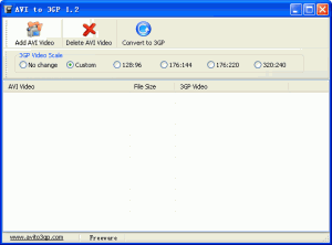 AVI to 3GP 1.5 - náhled