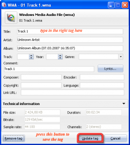 Total Audio Tags 1.2 - náhled