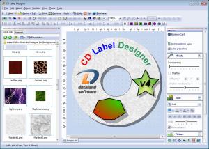 CD Label Designer 9.0 - náhled