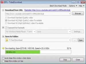 TubeDownload 4.4.4 - náhled