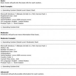 System Information Tool 1.0.1 - náhled