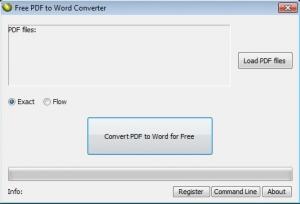 Free PDF to Word Converter 5.00 - náhled