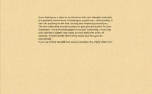 Catlooking Writer 2.0 - náhled