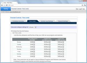 Verity Parental Control Software 1.14 - náhled
