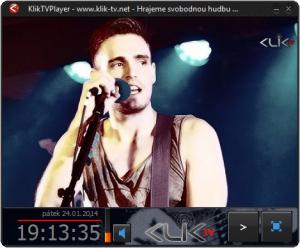 KlikTVPlayer 1.0 - náhled