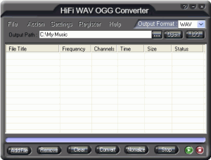 HiFi WAV OGG Converter 2.00 - náhled