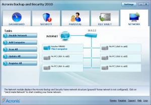 Acronis Backup and Security 2010 - náhled