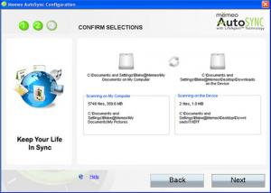 Memeo AutoSync 3.60.7123 - náhled