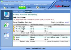 PowerPanel Personal Edition 1.3.4 - náhled