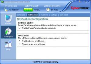 PowerPanel Personal Edition 1.3.4 - náhled