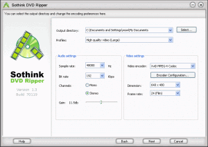 Sothink DVD Ripper 1.3 #70119 - náhled