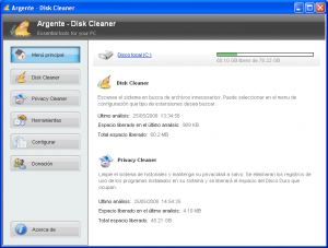 Argente - Disk Cleaner 3.0.5.3 - náhled