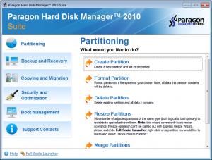 Hard Disk Manager 2010 Suite - náhled