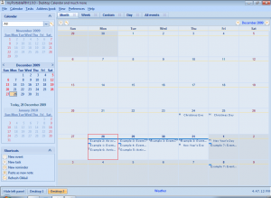 myPortablePIM 1.6.0 - náhled