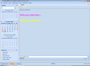 myPortablePIM 1.6.0 - náhled