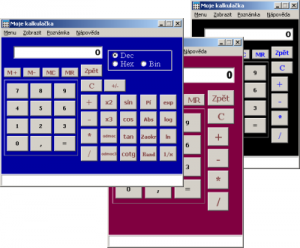 Moje kalkulačka 1.1 - náhled