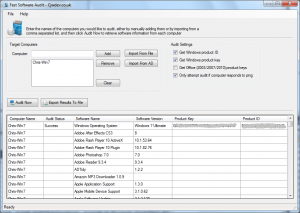 Fast Software Audit 1.0.0 - náhled