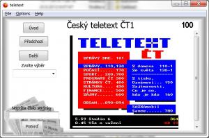 Teletext pro Windows 1.0 - náhled