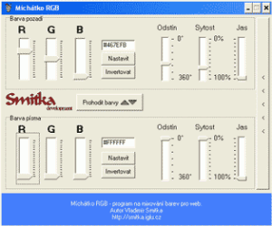 Prostředí programu - náhled