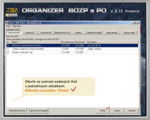 Organizer BOZP a PO 2.16 - náhled