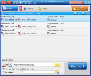 PDF to Doc Converter 5.36.5 - náhled