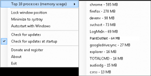 My Memory Monitor 1.47 - náhled