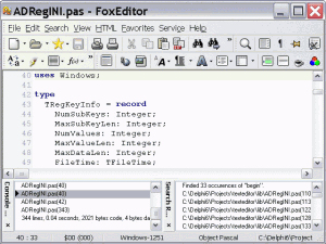 FoxEditor 2.1.2 - náhled