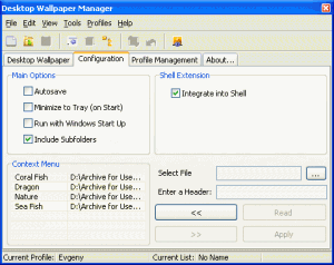 Desktop Wallpaper Manager 1.1 - náhled